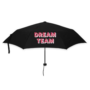 DREAMTEAM - Regenschirm (klein) - Schwarz - Vorne