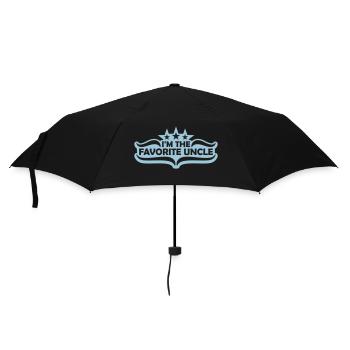 im the favorite uncle - Regenschirm (klein) - Schwarz - Vorne