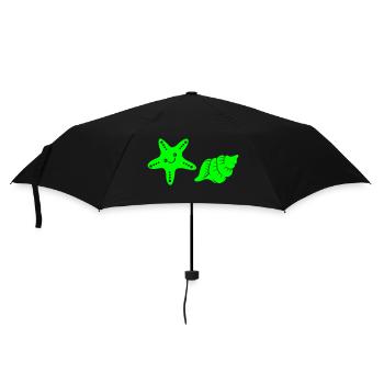 Coquille d’étoile de mer 1 - Parapluie standard - noir - Devant