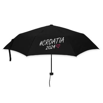 Croatie 2024 Heart Trip - Parapluie standard - noir - Devant