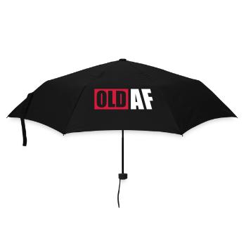 ancien logo de texte AF - Parapluie standard - noir - Devant