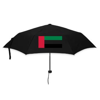 United Arab Emirates Flag (Émirats Arabes Unis) - Parapluie standard - noir - Devant