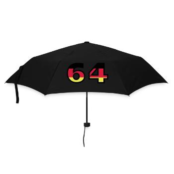 64 Number Germany Jersey - Umbrella (small) - black - Front