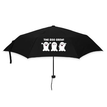 ghost boo crew - Regenschirm (klein) - Schwarz - Vorne