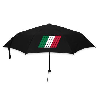 Rayures Italie - Parapluie standard - noir - Devant