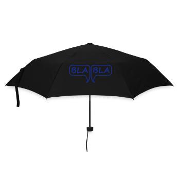Bla Bla - Regenschirm (klein) - Schwarz - Vorne