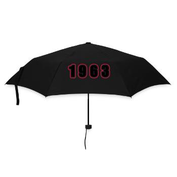 1963 Year Birthday - Umbrella (small) - black - Front