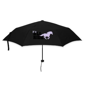 all ride - Regenschirm (klein) - Schwarz - Vorne