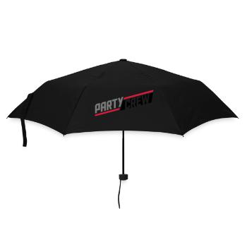 dance cool logo party crew friends team crew club - Umbrella (small) - black - Front