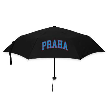 Praha prag - Regenschirm (klein) - Schwarz - Vorne