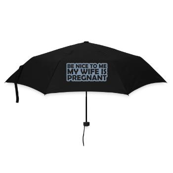 ma femme est enceinte - Parapluie standard - noir - Devant