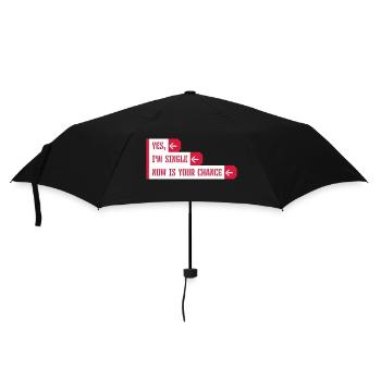 single now your chance - Regenschirm (klein) - Schwarz - Vorne