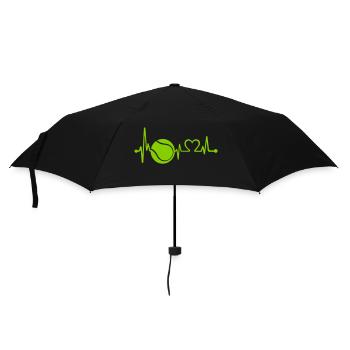 Tennis Love - Umbrella (small) - black - Front