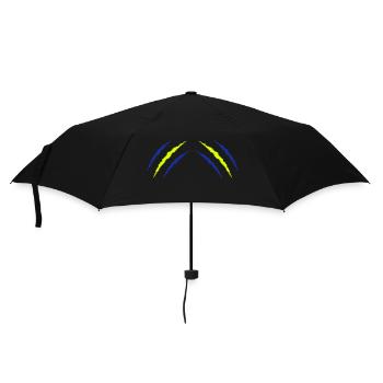 krallen schweden - Regenschirm (klein) - Schwarz - Vorne