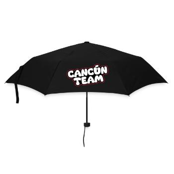 Cancun Team - Regenschirm (klein) - Schwarz - Vorne