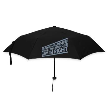 I m not arguing - Regenschirm (klein) - Schwarz - Vorne