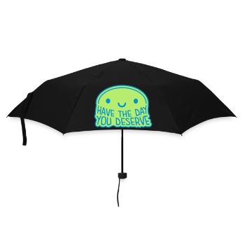 le jour que vous méritez - Parapluie standard - noir - Devant
