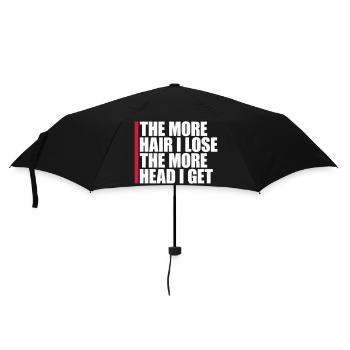J’ai plus de tête - Parapluie standard - noir - Devant