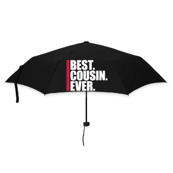best cousin ever Zitat - Regenschirm (klein) - Schwarz - Vorne