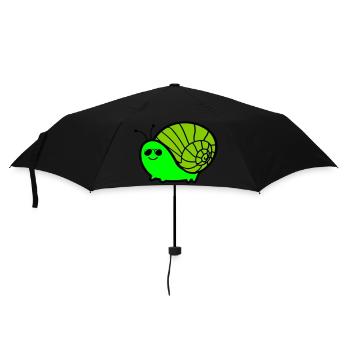 Escargot Cool - Parapluie standard - noir - Devant