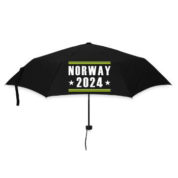Norwegen 2024 - Regenschirm (klein) - Schwarz - Vorne