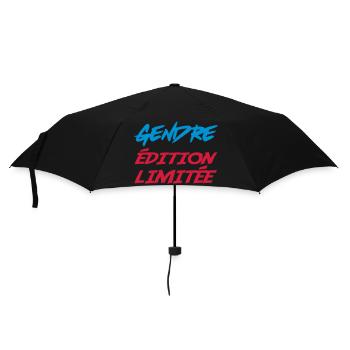 Limitierte Auflage GENDRE - Regenschirm (klein) - Schwarz - Vorne
