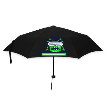 DJ Party Monster Horror Halloween Alien Mixer - Umbrella (small) - black - Front