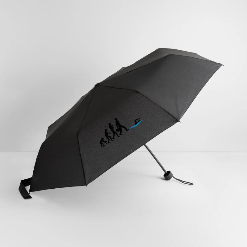 evolution development born to swim logo s Umbrella (small)