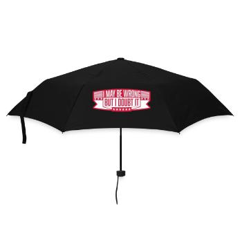 I may be wrong - Umbrella (small) - black - Front