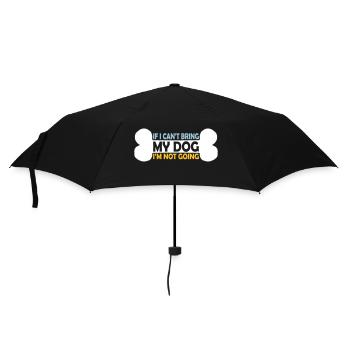 bring my dog quote - Umbrella (small) - black - Front