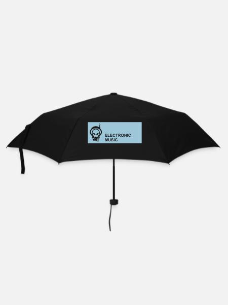 Electronic Music Alien Astronaut - Umbrella (small) - black