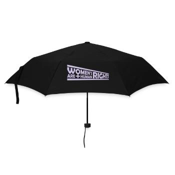 womens rights Feminist Zitat - Regenschirm (klein) - Schwarz - Vorne