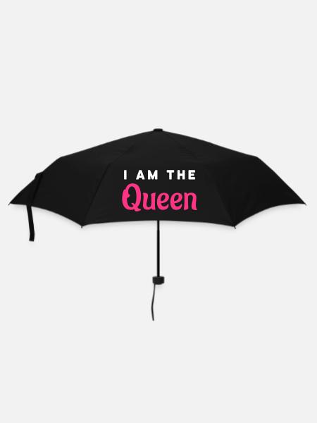 I am the Queen - Umbrella (small) - black