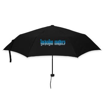 inclusion matters Logo Quote - Umbrella (small) - black - Front