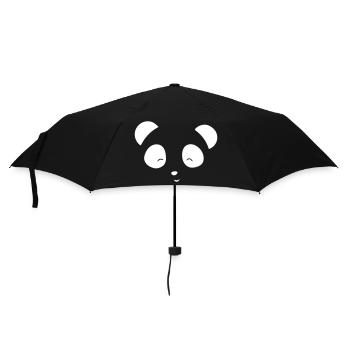 Ours panda - Parapluie standard - noir - Devant