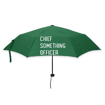 Chef de quelque chose - Parapluie standard - vert bouteille - Devant