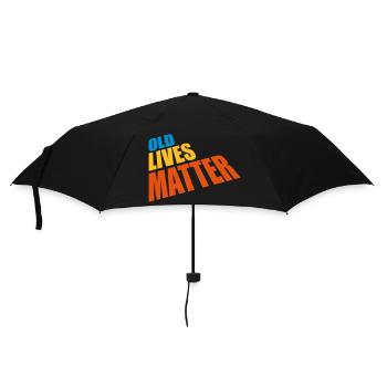 Citation Old Lives Matter - Parapluie standard - noir - Devant