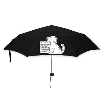 bring my dog quote - Umbrella (small) - black - Front