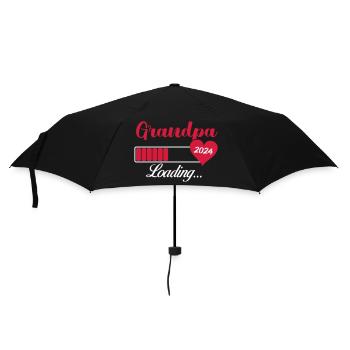 Grandpa Loading 2024 - Regenschirm (klein) - Schwarz - Vorne
