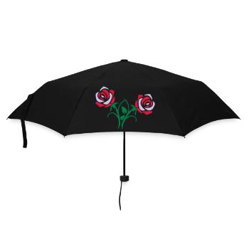 Roses - Parapluie standard - noir - Devant