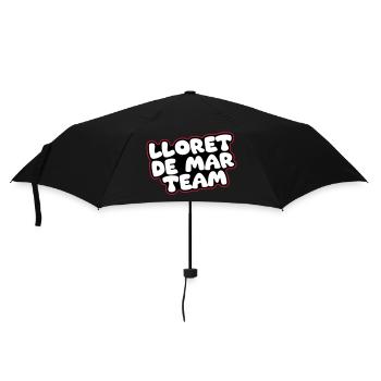 Lloret De Mar Team - Regenschirm (klein) - Schwarz - Vorne