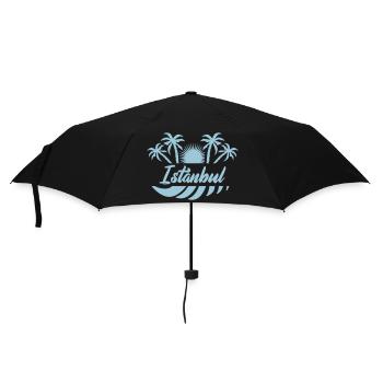 istanbul 01 - Regenschirm (klein) - Schwarz - Vorne