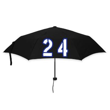 24 Number Symbol - Umbrella (small) - black - Front
