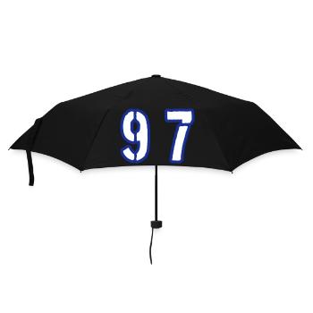 97 Number Symbol - Umbrella (small) - black - Front
