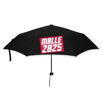 Malle 2025 - Regenschirm (klein) - Schwarz - Vorne