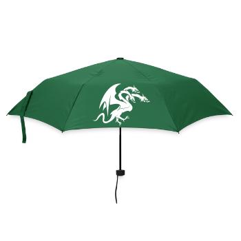dragon 3 head - Regenschirm (klein) - Flaschengrün - Vorne