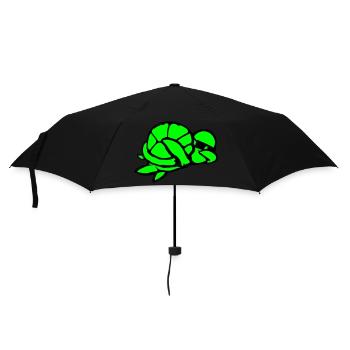 Tortue d’eau Dabbing Dab Dance Lunettes de soleil - Parapluie standard - noir - Devant