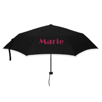 Marie First Name Gift - Umbrella (small) - black - Front