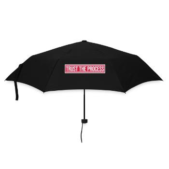 trust the process Quote - Umbrella (small) - black - Front