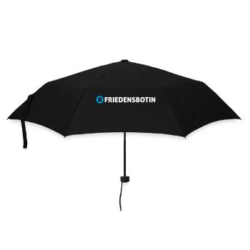 Friedensbotin - Regenschirm (klein) - Schwarz - Vorne